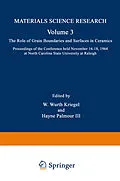 E-Book (pdf) The Role of Grain Boundaries and Surfaces in Ceramics von W. Wurth Kriegel, Hayne III Palmour, Na North Carolina