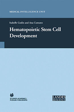 Couverture cartonnée Hematopoietic Stem Cell Development de 