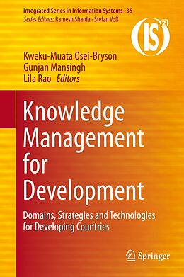 eBook (pdf) Knowledge Management for Development de Kweku-Muata Osei-Bryson, Gunjan Mansingh, Lila Rao