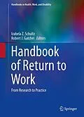 E-Book (pdf) Handbook of Return to Work von 