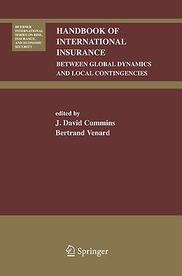 Couverture cartonnée Handbook of International Insurance de 