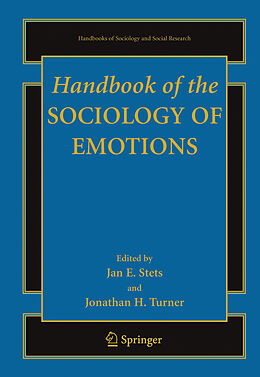 Couverture cartonnée Handbook of the Sociology of Emotions de 