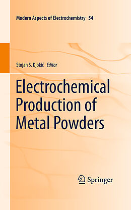 Couverture cartonnée Electrochemical Production of Metal Powders de 
