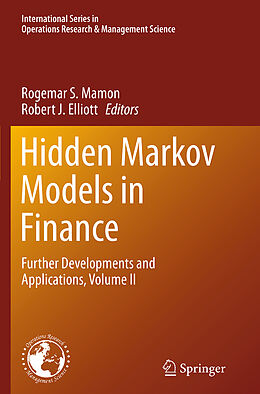 Couverture cartonnée Hidden Markov Models in Finance de 