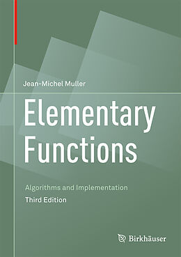 Fester Einband Elementary Functions von Jean-Michel Muller