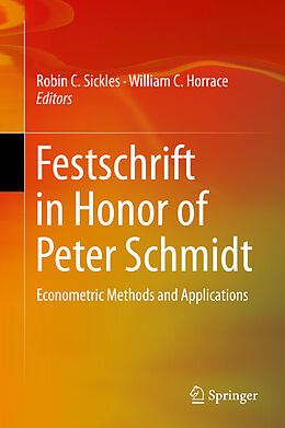 eBook (pdf) Festschrift in Honor of Peter Schmidt de Robin Sickles, William C. Horrace