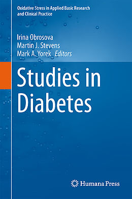 Livre Relié Studies in Diabetes de 