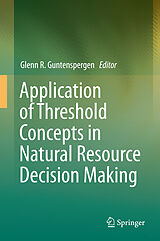 eBook (pdf) Application of Threshold Concepts in Natural Resource Decision Making de Glenn R. Guntenspergen