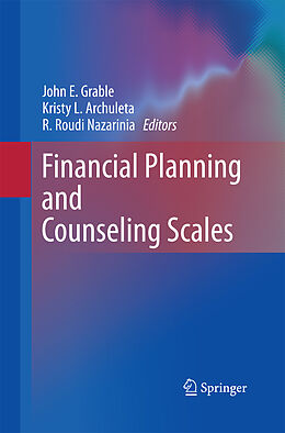 Couverture cartonnée Financial Planning and Counseling Scales de 