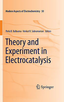 Couverture cartonnée Theory and Experiment in Electrocatalysis de 