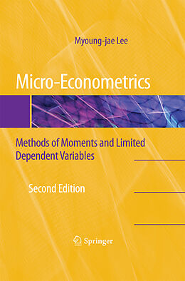 Couverture cartonnée Micro-Econometrics de Myoung-Jae Lee