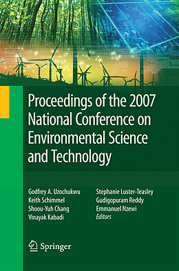 Couverture cartonnée Proceedings of the 2007 National Conference on Environmental Science and Technology de 