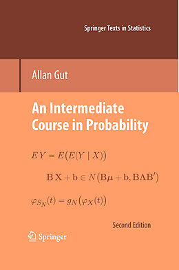 Couverture cartonnée An Intermediate Course in Probability de Allan Gut