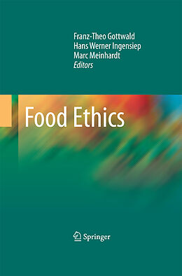 Couverture cartonnée Food Ethics de 