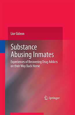 Couverture cartonnée Substance Abusing Inmates de Lior Gideon