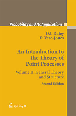 Kartonierter Einband An Introduction to the Theory of Point Processes von David Vere-Jones, D. J. Daley
