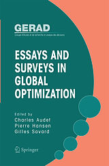 Couverture cartonnée Essays and Surveys in Global Optimization de 