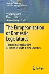 Kartonierter Einband The Europeanization of Domestic Legislatures von