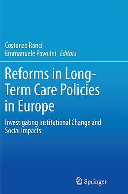 Couverture cartonnée Reforms in Long-Term Care Policies in Europe de 