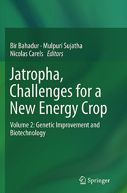 Couverture cartonnée Jatropha, Challenges for a New Energy Crop de 