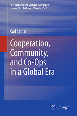 Couverture cartonnée Cooperation, Community, and Co-Ops in a Global Era de Carl Ratner