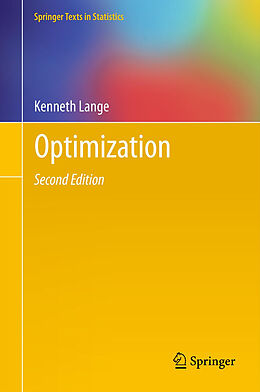 Kartonierter Einband Optimization von Kenneth Lange