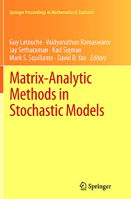 Couverture cartonnée Matrix-Analytic Methods in Stochastic Models de 