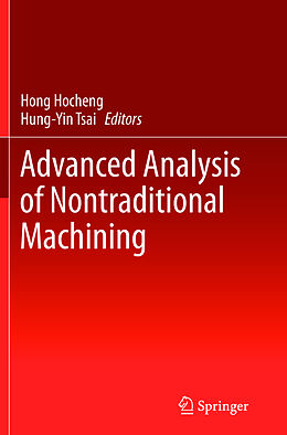 Couverture cartonnée Advanced Analysis of Nontraditional Machining de 