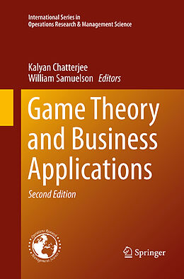 Couverture cartonnée Game Theory and Business Applications de 