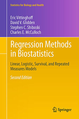 Couverture cartonnée Regression Methods in Biostatistics de Eric Vittinghoff, Charles E. Mcculloch, Stephen C. Shiboski