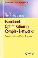 Kartonierter Einband Handbook of Optimization in Complex Networks von