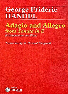 Georg Friedrich Händel Notenblätter Adagio and Allegro from Sonata in E