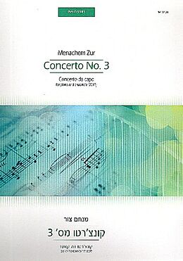 Menachem Zur Notenblätter Concerto no.3