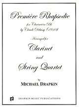Claude Debussy Notenblätter Première Rhapsodie (1910)