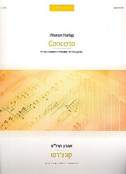 Aharon Harlap Notenblätter Concerto