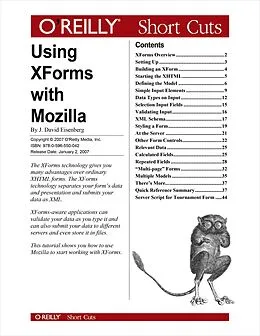 E-Book (epub) Using XForms with Mozilla von J. David Eisenberg