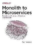 Couverture cartonnée Monolith to Microservices de Sam Newman