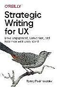 Couverture cartonnée Strategic Writing for UX de Torrey Podmajersky