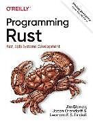Couverture cartonnée Programming Rust, 2e de Jim Blandy, Jason Orendorff, Leonora F.s. Tindall