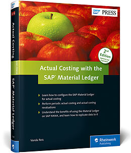Fester Einband Actual Costing with the Material Ledger in SAP ERP von Vanda Reis