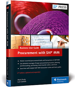 Fester Einband Procurement with SAP MM: Business User Guide von Matt Chudy, Luis Castedo