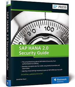 Livre Relié SAP HANA 2.0 Security Guide de Jonathan Haun