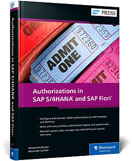 Livre Relié Authorizations in SAP S/4HANA and SAP Fiori de Alessandro Banzer, Alexander Sambill
