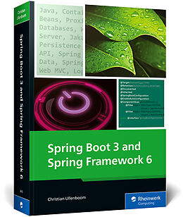 Couverture cartonnée Spring Boot 3 and Spring Framework 6 de Christian Ullenboom