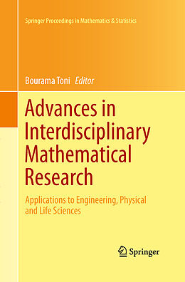 Couverture cartonnée Advances in Interdisciplinary Mathematical Research de 