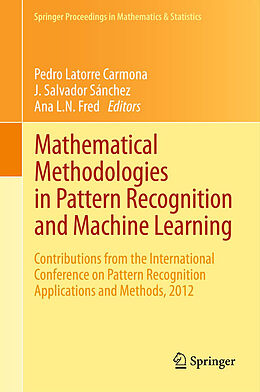 Couverture cartonnée Mathematical Methodologies in Pattern Recognition and Machine Learning de 