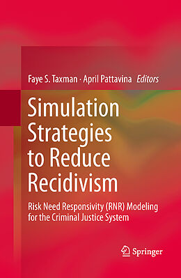 Couverture cartonnée Simulation Strategies to Reduce Recidivism de 