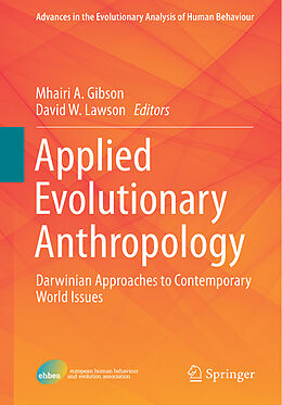 Livre Relié Applied Evolutionary Anthropology de 