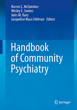 Couverture cartonnée Handbook of Community Psychiatry de 