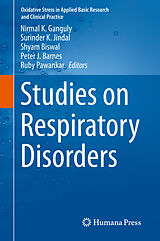 eBook (pdf) Studies on Respiratory Disorders de Nirmal K. Ganguly, Surinder K. Jindal, Shyam Biswal